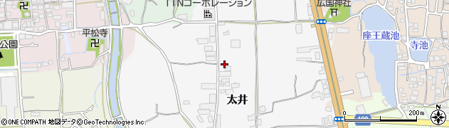 大阪府堺市美原区太井169周辺の地図