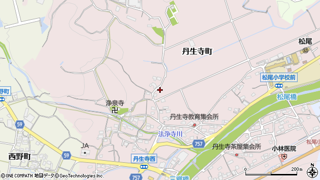 〒515-0832 三重県松阪市丹生寺町の地図