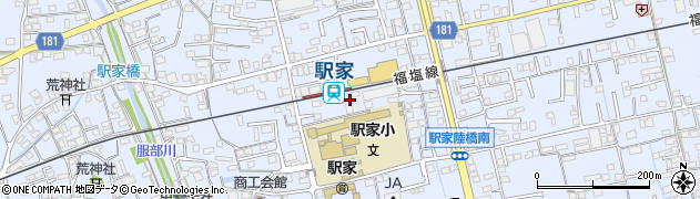 広島県福山市駅家町倉光92周辺の地図