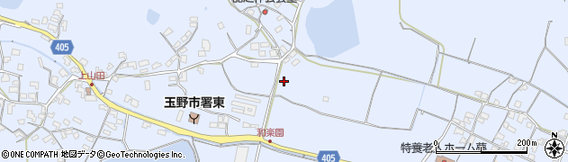 岡山県玉野市山田周辺の地図