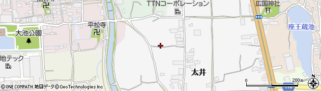 大阪府堺市美原区太井12周辺の地図