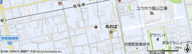 広島県福山市駅家町万能倉614周辺の地図