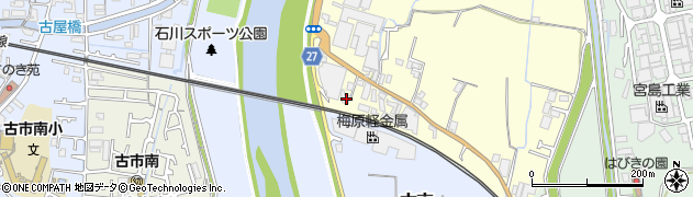 大阪府羽曳野市川向2078周辺の地図
