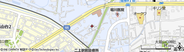奈良県香芝市穴虫1000-6周辺の地図
