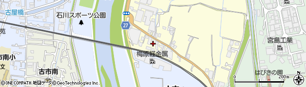 大阪府羽曳野市川向2040周辺の地図