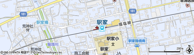 広島県福山市駅家町倉光81周辺の地図