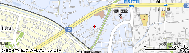 奈良県香芝市穴虫1000-5周辺の地図