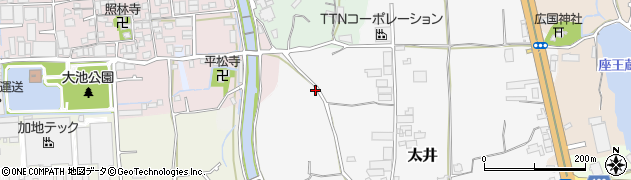 大阪府堺市美原区太井15周辺の地図