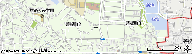 大阪府堺市東区菩提町2丁77-4周辺の地図