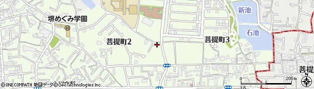 大阪府堺市東区菩提町2丁77-3周辺の地図