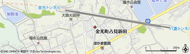 岡山県浅口市金光町占見新田1144周辺の地図