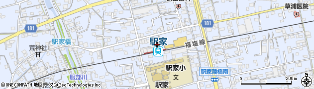 広島県福山市駅家町倉光89周辺の地図