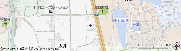 大阪府堺市美原区太井85周辺の地図