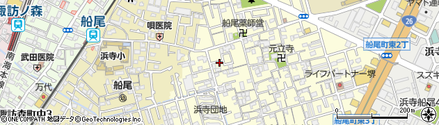 ○松浦邸駐車場周辺の地図