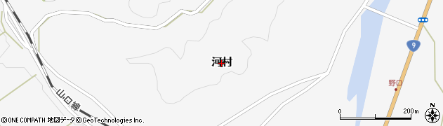 島根県津和野町（鹿足郡）河村周辺の地図