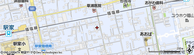 広島県福山市駅家町万能倉1033周辺の地図