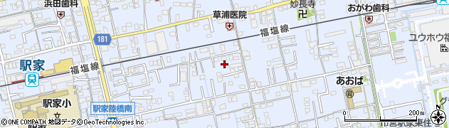 広島県福山市駅家町万能倉1035周辺の地図