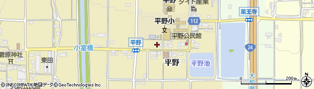 奈良県磯城郡田原本町平野123周辺の地図