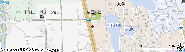 大阪府堺市美原区太井83周辺の地図