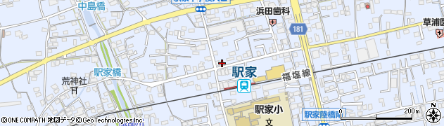 広島県福山市駅家町万能倉1297周辺の地図