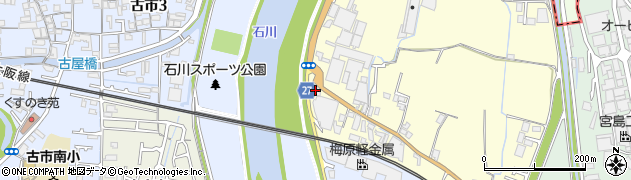 大阪府羽曳野市川向2048周辺の地図