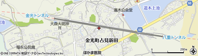 岡山県浅口市金光町占見新田1132周辺の地図
