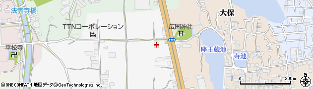 大阪府堺市美原区太井91周辺の地図