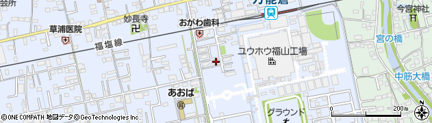広島県福山市駅家町万能倉373周辺の地図