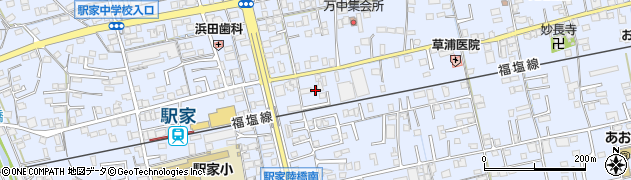 広島県福山市駅家町万能倉1050周辺の地図