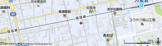 広島県福山市駅家町万能倉733周辺の地図