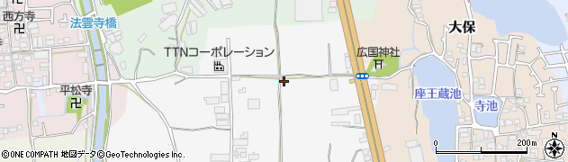大阪府堺市美原区太井93周辺の地図
