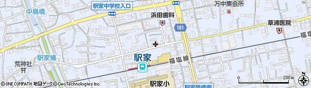 広島県福山市駅家町万能倉1301周辺の地図