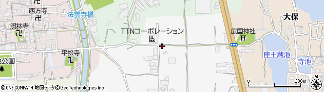 大阪府堺市美原区太井48周辺の地図