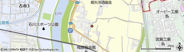 大阪府羽曳野市川向189周辺の地図