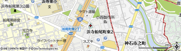 おひるねラッコ堺店周辺の地図