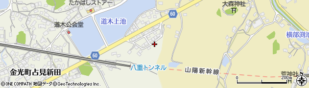 岡山県浅口市金光町占見新田3217周辺の地図