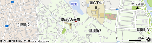 大阪府堺市東区菩提町2丁107周辺の地図