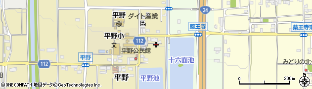 奈良県磯城郡田原本町平野25周辺の地図