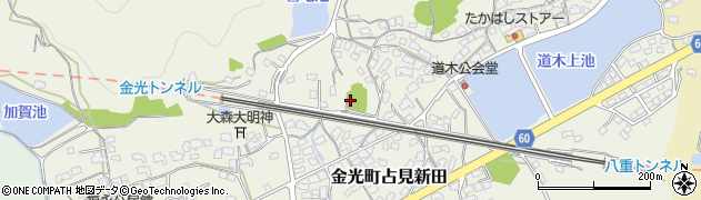 岡山県浅口市金光町占見新田2465周辺の地図