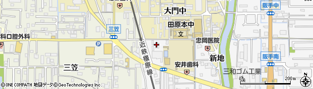 市田塾田原本校周辺の地図