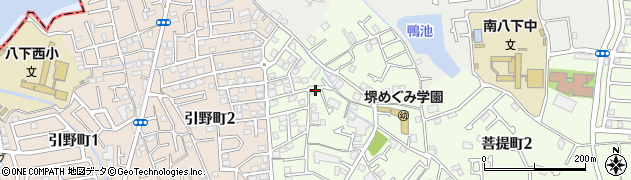 おそうじ本舗堺中百舌鳥店周辺の地図