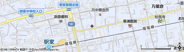 広島県福山市駅家町万能倉1323周辺の地図