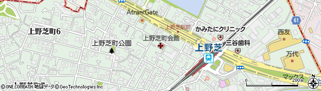 堺市立　上野芝駅前西第１自転車等駐車場管理室周辺の地図