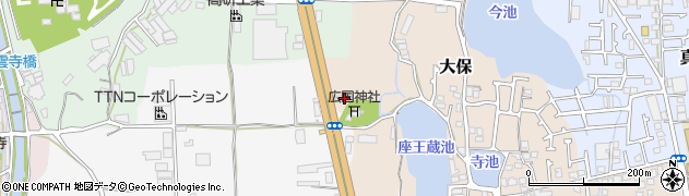 大阪府堺市美原区大保247周辺の地図