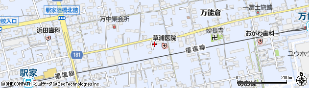 広島県福山市駅家町万能倉1039周辺の地図