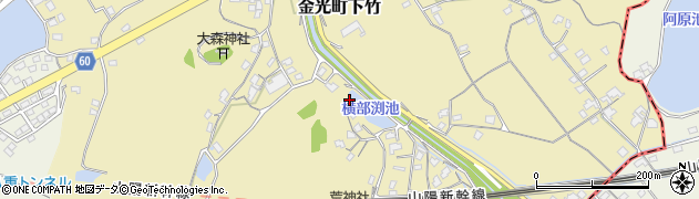 岡山県浅口市金光町下竹779周辺の地図
