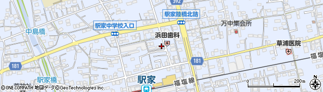 広島県福山市駅家町万能倉1303周辺の地図