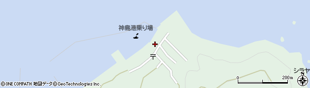 神島周辺の地図