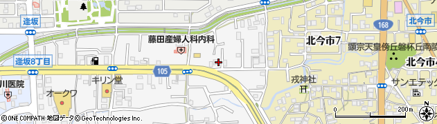 茂里寿司周辺の地図