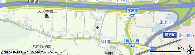 岡山県浅口市鴨方町本庄582周辺の地図